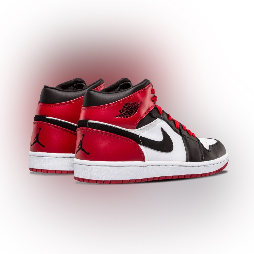 VTG Jordan OLD LOVE ❤️ Chicago AJ1 Basketball Sneakers - Picture 10 of 10